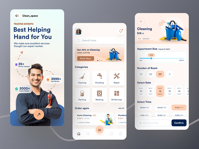 User Profile UI Design For Ride Sharing App by Audin Rushow on Dribbble