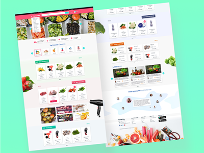 Grocery E-commerce Concept. by Audin Rushow on Dribbble