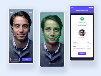 Face Detection App Concept artificialintelligence biometric scan data detection app face recognition human face scanner identification new technology app scanning app security security app technology app