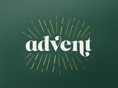 Advent advent christmas cover art jesus typography