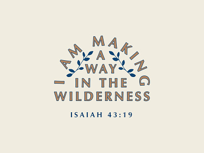 Isaiah 43:19 bible jesus typography