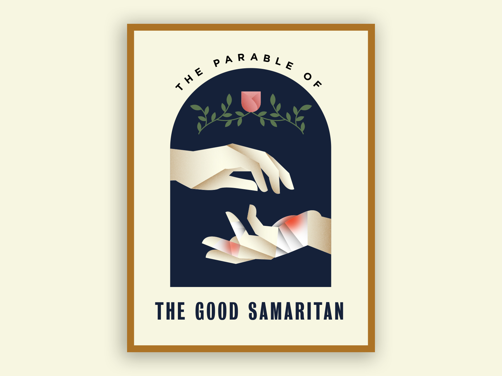 The Parable of the Good Samaritan bible cover illustration jesus samaritan