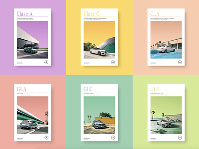 Mercedes-Benz Colombia Refresh branding cars design graphic design mercedes benz poster print