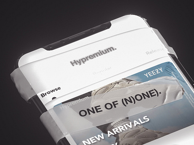 IOS App Homepage 4D Realistic Render | Hypremium.