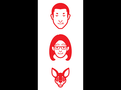 Ishigaki Family Totem character clean design family illustration illustrator minimal totem