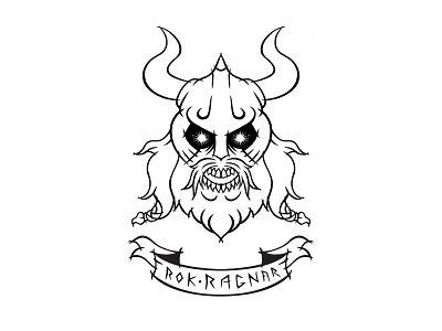 Wasatch Back Ragnar 2016 - TEAM BONCOM Viking banding character illustration illustrator lettering skull strokes variable viking