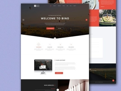 Skewed Hero Section Landing Page