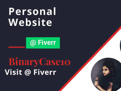 professional portfoli website developer animation branding clean design flat hero area hero banner illustration landing landing page mobile portfolio profile profile card ui ux web website