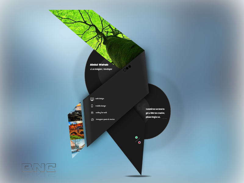Creative Card Design website fiverr illustration minimal identity mobile web logo profile card landing hero area clean flat portfolio landing page ui profile ux design branding