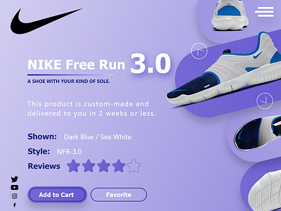 Nike shoes Free Run Custom Made abdul branding checkout colors e commerce ecommerce fashion fiverr inspiration instagram landing nike shoe shop sneaker sneakers store ui ux