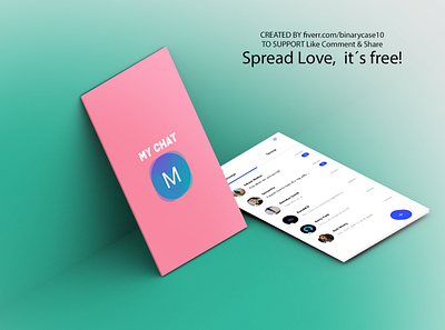 My Chat App Design adobe photoshop adobexd app design application branding chat app clean concept design fiverr flat message app ui ui design ux