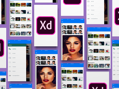 Gallery App for IOS adobexd app design app designer app presentation app ui art branding design gallery ios ios app photography profile ui ux