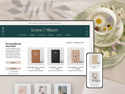 Evolve & Bloom - Personalized Digital Stationery