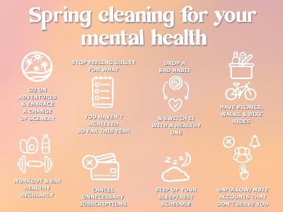 Spring cleaning for your mental health