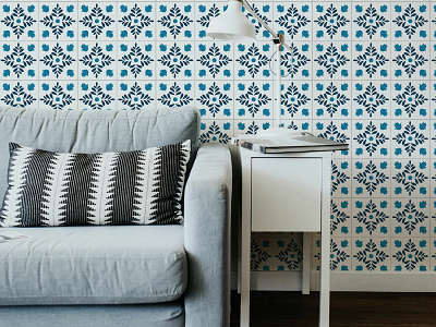 Mediterranean-Inspired Wallpaper Tiles