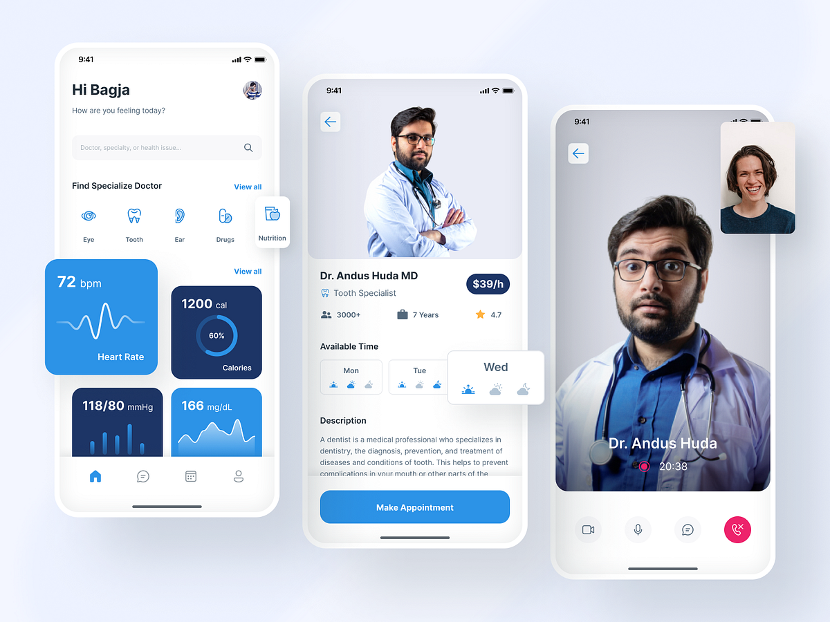 Medical Online Consultation App by Muhammad Zaki Alzikri for Agensip UI ...