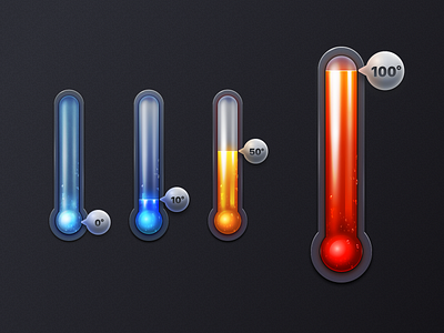 Thermometer 3d design realistic tool 插图 海报 设计