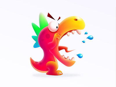 Kent animal dinosaur family kwai app monster 插图 海报 视频 设计