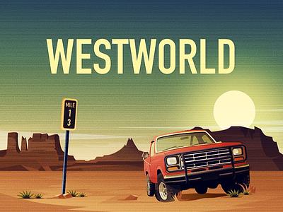 Westworld wallpapers 插图 海报 设计