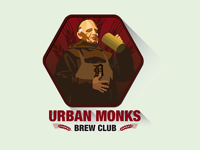 Urbanmonks illustration logo