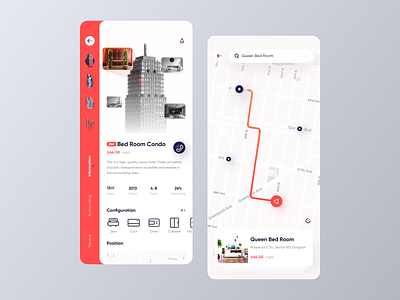 Rental project 2 app business creative dribbble free home map navigation ui 卷筒纸 品牌