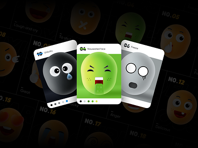 Gourmet App emoji emoji mobile ui ui ux vector 动画 向量 品牌 图标 应用