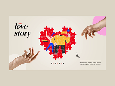 2022 Love Story. motion graphics ui 设计