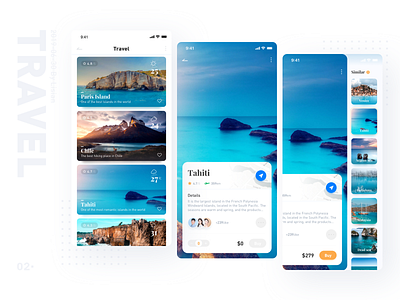 Second item of travel project ae tourism travel travel app ui ux 动画 卷筒纸 向量 品牌 图标 应用 插图 设计