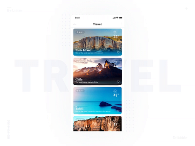 Travel page interactive animation display ae ui ux 动画 卷筒纸 向量 品牌 图标 应用 插图 旅游 旅行 旅行应用 设计