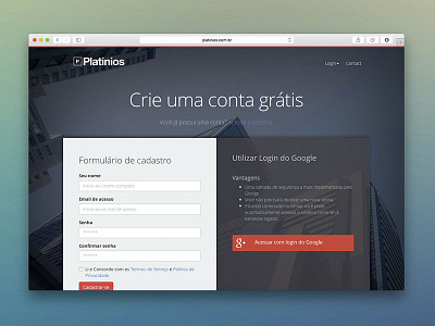 Platinios | WebApp app brazil logo platinios startup ui user interface ux webapp website