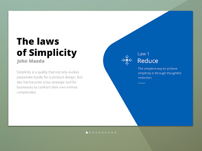 The Laws Of Simplicity card laws of simplicity material design reduce