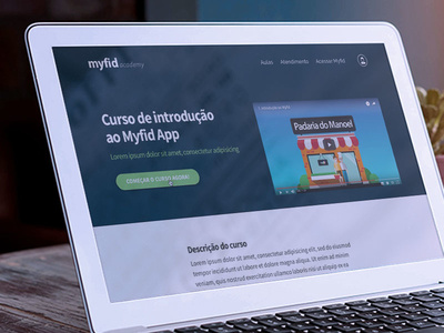 UI and Frondend - App Myfid | Academy