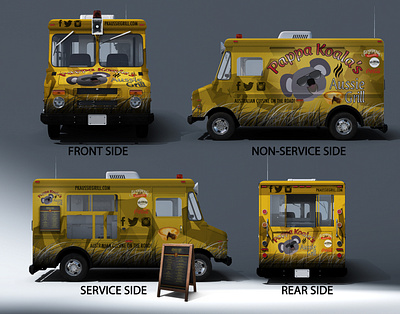 Food Truck Proposal branding design illustration logo photoshop photoshop art typography