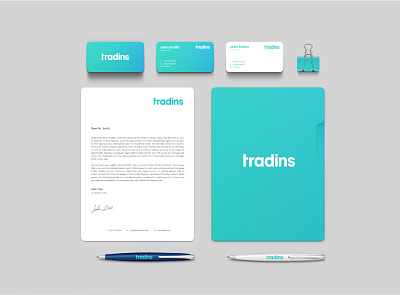 Tradins- Brand Communication Design brand design branding design design agency finance app graphicdesign logo presentation logotype minimalist logo typography visual design visual identity wordmark