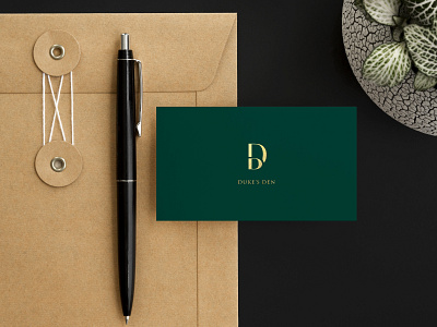 Duke's Den - Branding brand identity design design agency logo logo presentation logodesign luxury brand minimalist logo printing visual identity