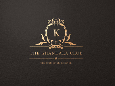 The Khandala Club - Brand Identity Design brand identity branding design agency logo logo presentation logodesign luxury brand printing visual design visual identity