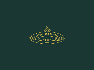 Royal Camping Club - Branding brand identity branding design logo logo presentation logodesign luxury brand minimalist logo printing visual design