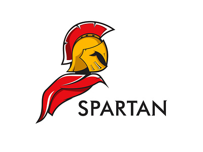 Spartan logo branding cool design energy flat graphic design illustration logo power spartan logo vector