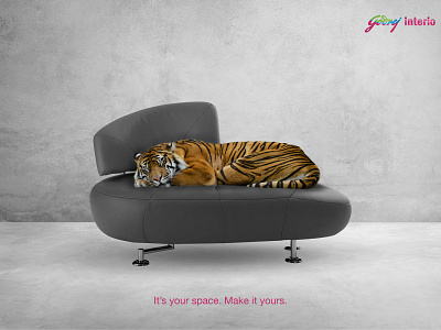 Godrej Interio - Campaign Tiger branding design