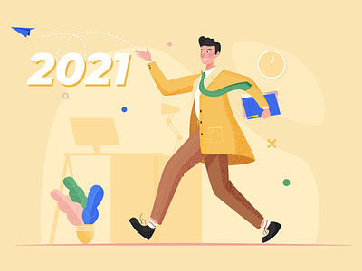 Welcome to 2021 illustration