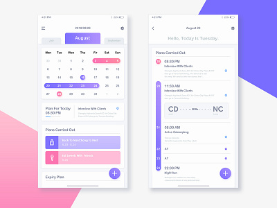 Home time design ui