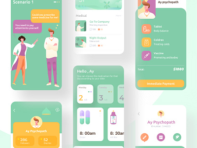 Confirmation project illustration ui ux