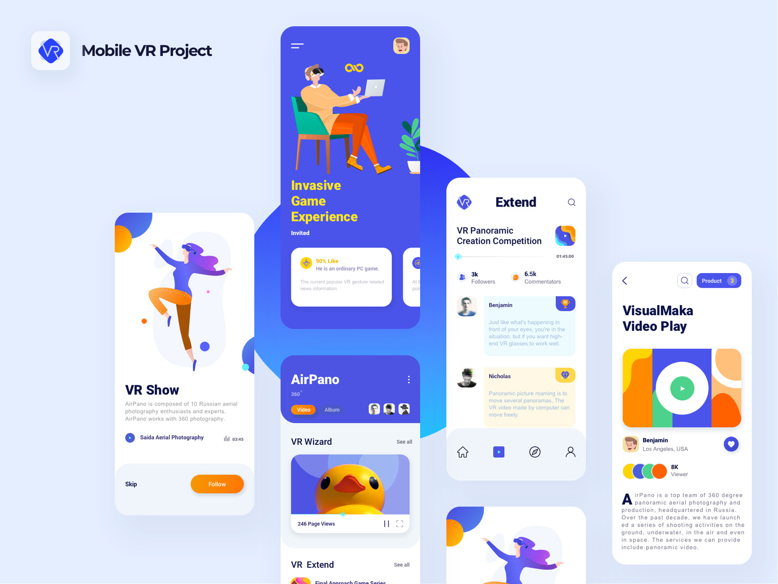 Mobile VR project 04 by Anthony on Dribbble