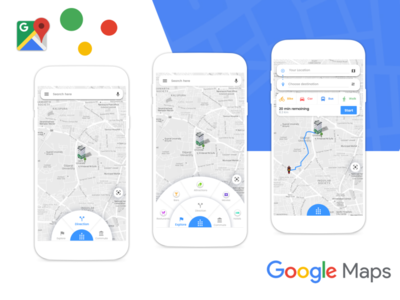 Redesign Google Map by Satrio Nugroho on Dribbble