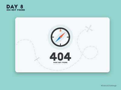 404 not found dailyui dailyuichallenge design flat illustration ui ux