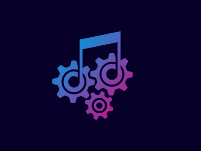 music machine gear logo