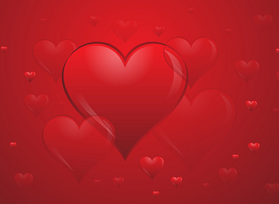 Love heart red valentine romance background Premium Vector background design heart love modern simple valentine vector