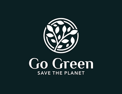 Go Green app branding design earth leaf logo luxury modern natural nature nature logo save simple ui vector