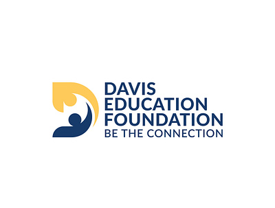 Davis Education Foundation app branding design logo logotype modern simple