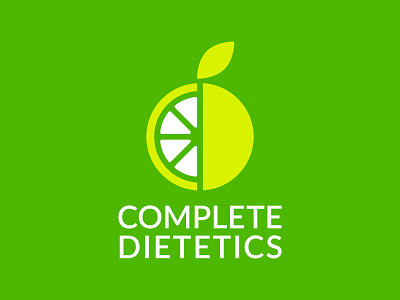Complete dietetics branding design clean logo custom logo diet fruit green health healthy logo icon icon logo lemon logo medical modern modern logo nutrition simple unique